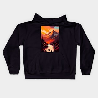 Majestic Peaks Kids Hoodie